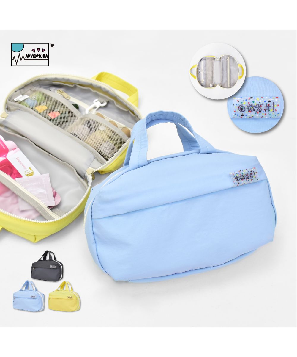 Runner Aventura Pouch Hanging Makeup Pouch Large Capacity Zipper Many Pockets Mesh Pockets Cosmetic Box Makeup Storage Box Portable Cute Zipper