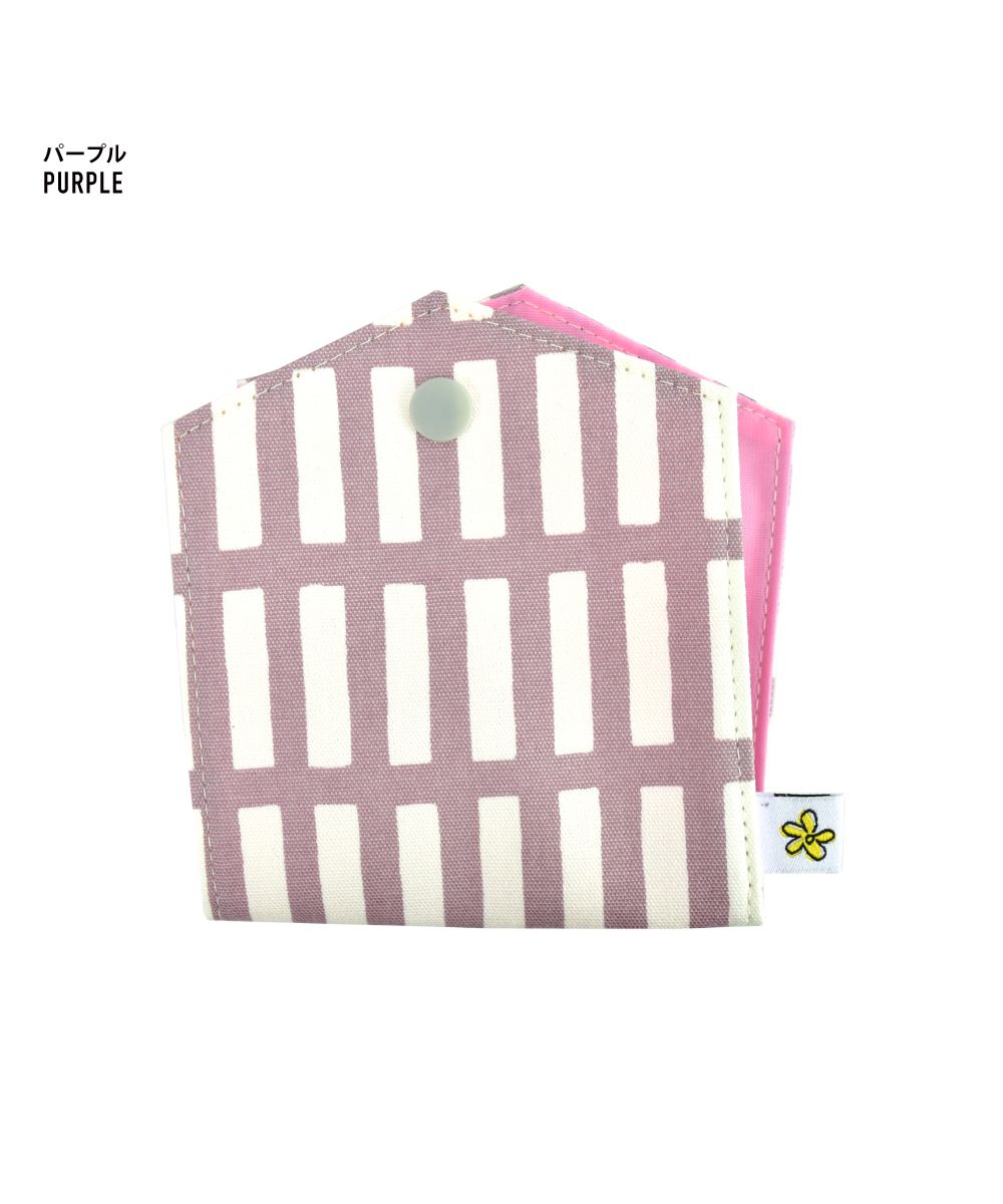 Runner Mask Case Mask Storage Ladies Girls安心の日本製 Cotton Nordic Style Checkered Pattern Antibacterial/Odor Resistant Portable Foldable