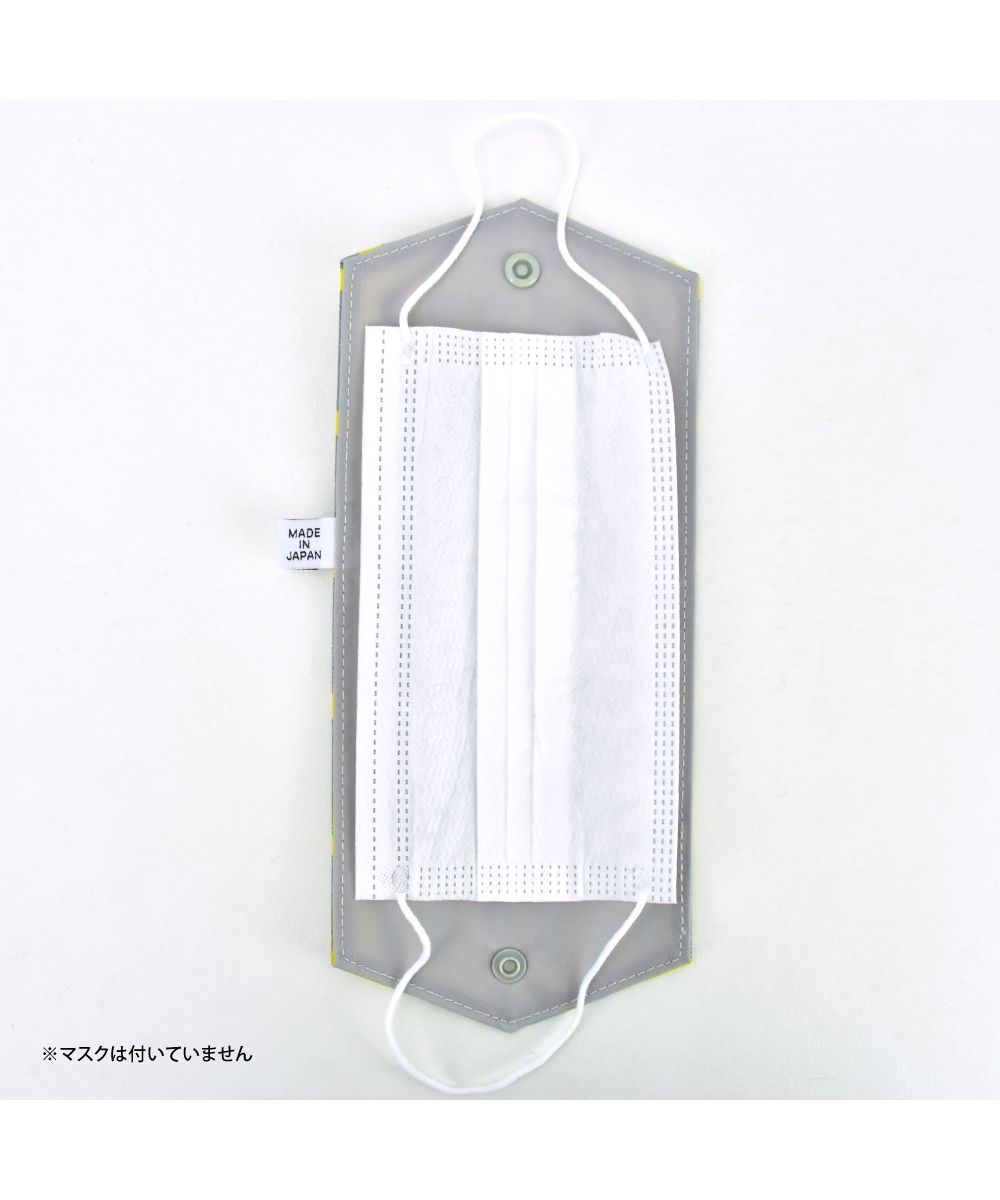Runner Mask Case Mask Storage Ladies Girls安心の日本製 Cotton Nordic Style Checkered Pattern Antibacterial/Odor Resistant Portable Foldable