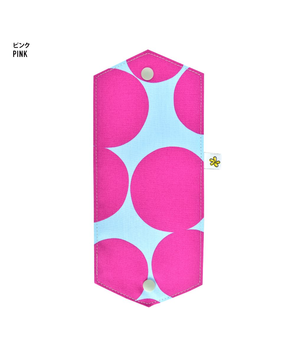 ランナー RUNNER マスクケース マスク収納 レディース 女子 安心の日本製 綿 マルチドット柄 抗菌/防臭 携帯 持ち運び 折りたたみ