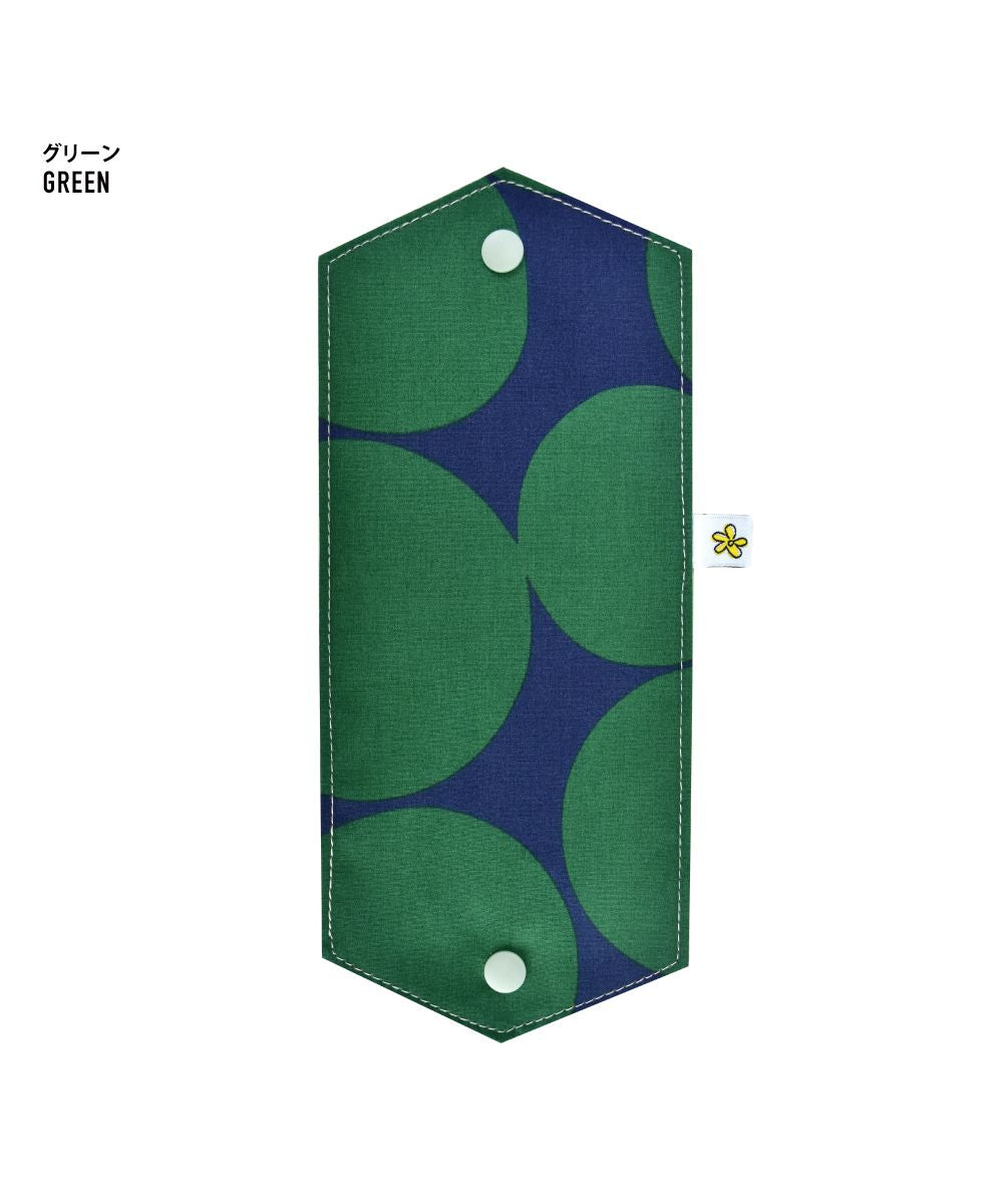 ランナー RUNNER マスクケース マスク収納 レディース 女子 安心の日本製 綿 マルチドット柄 抗菌/防臭 携帯 持ち運び 折りたたみ