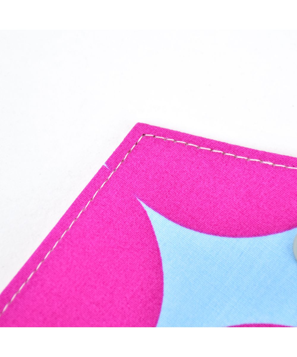 ランナー RUNNER マスクケース マスク収納 レディース 女子 安心の日本製 綿 マルチドット柄 抗菌/防臭 携帯 持ち運び 折りたたみ