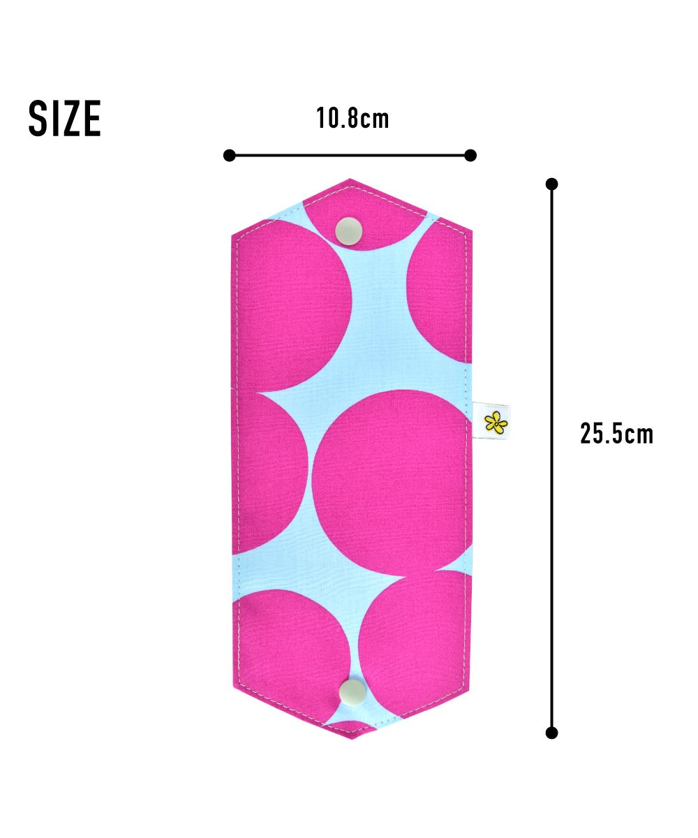 ランナー RUNNER マスクケース マスク収納 レディース 女子 安心の日本製 綿 マルチドット柄 抗菌/防臭 携帯 持ち運び 折りたたみ