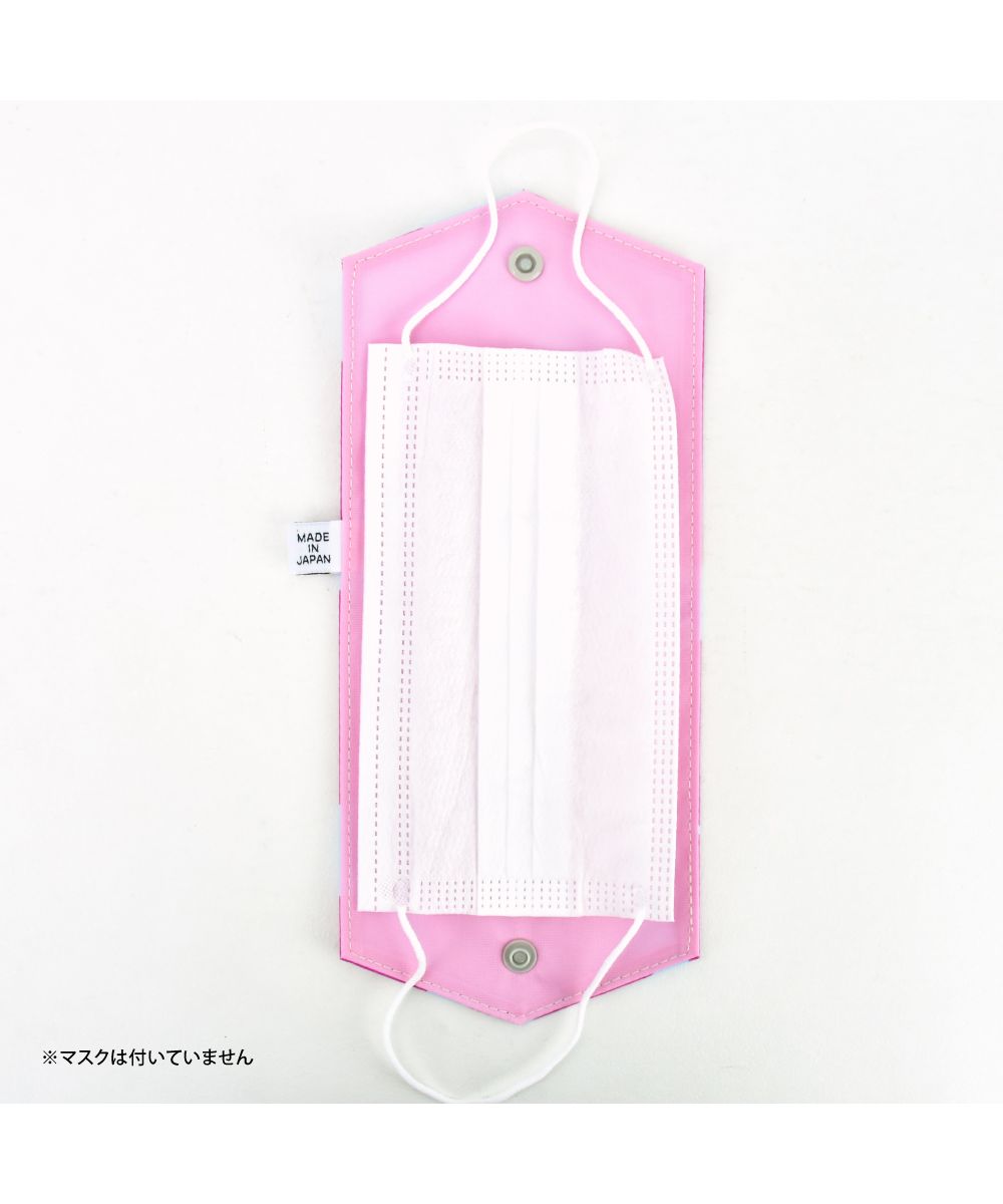 ランナー RUNNER マスクケース マスク収納 レディース 女子 安心の日本製 綿 マルチドット柄 抗菌/防臭 携帯 持ち運び 折りたたみ