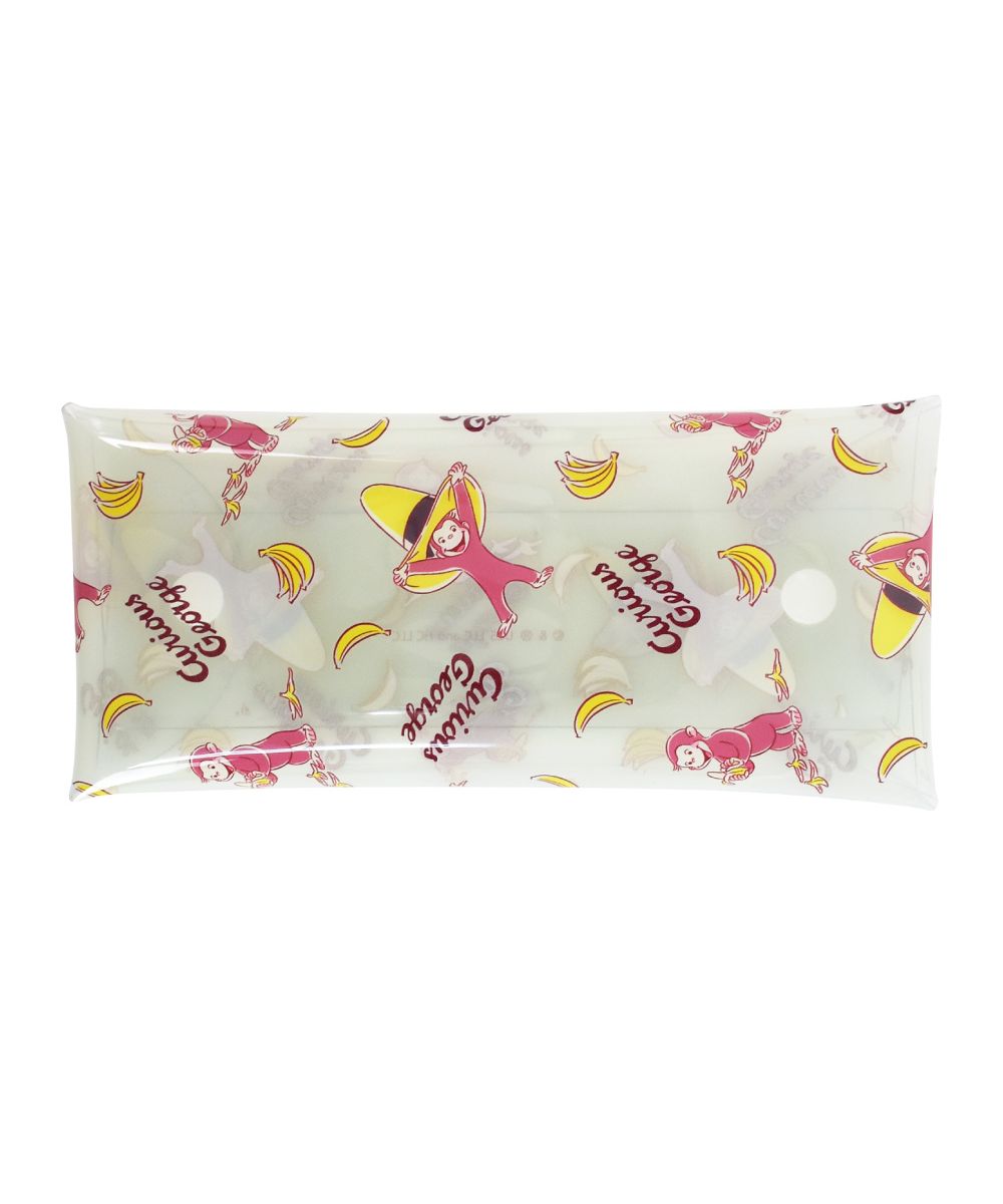 ランナー RUNNER おさるのジョージ ポーチ 小物入れ 化粧ポーチ クリアマルチケース Lサイズ レディース 女子 女の子 メンズ 男子 男の子 大人 高校生 中学生 ブランド キ