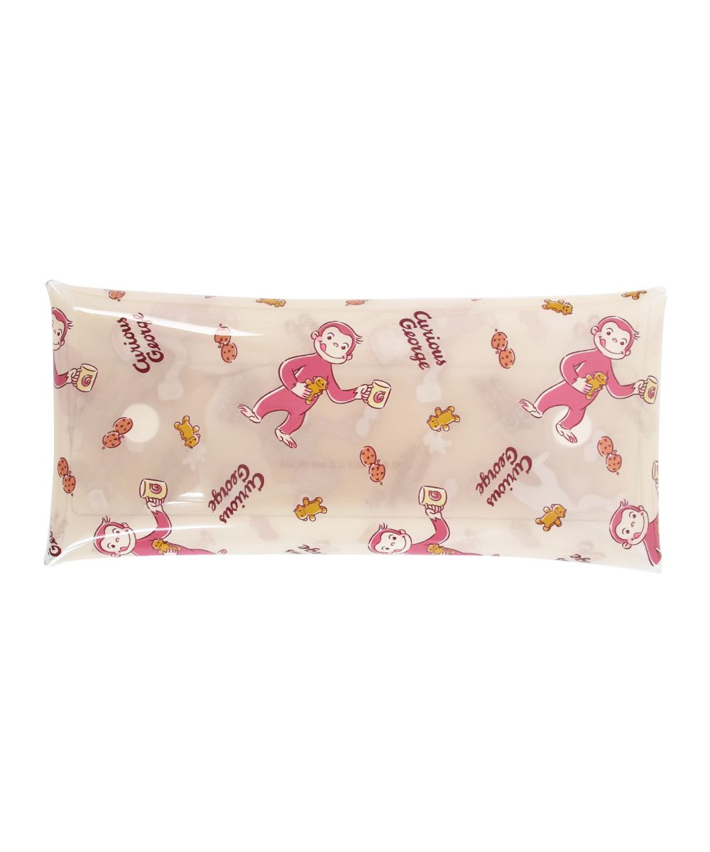 ランナー RUNNER おさるのジョージ ポーチ 小物入れ 化粧ポーチ クリアマルチケース Lサイズ レディース 女子 女の子 メンズ 男子 男の子 大人 高校生 中学生 ブランド キ