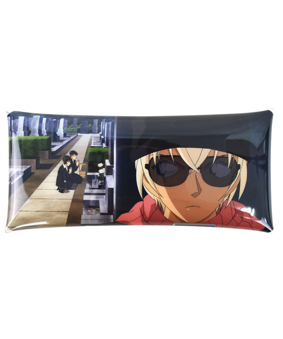 Runner Detective Conan Pen Case Pencil Box Small Item Storage Clear Multi-Case L Size Transparent Clear PVC Character Stylish Cute Simple Popular Washable