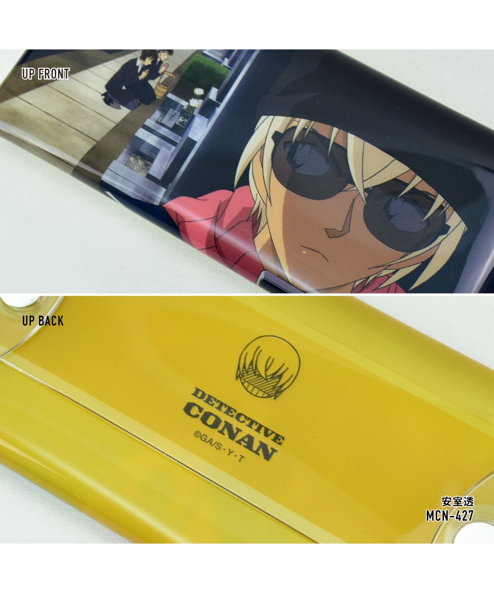 Runner Detective Conan Pen Case Pencil Box Small Item Storage Clear Multi-Case L Size Transparent Clear PVC Character Stylish Cute Simple Popular Washable