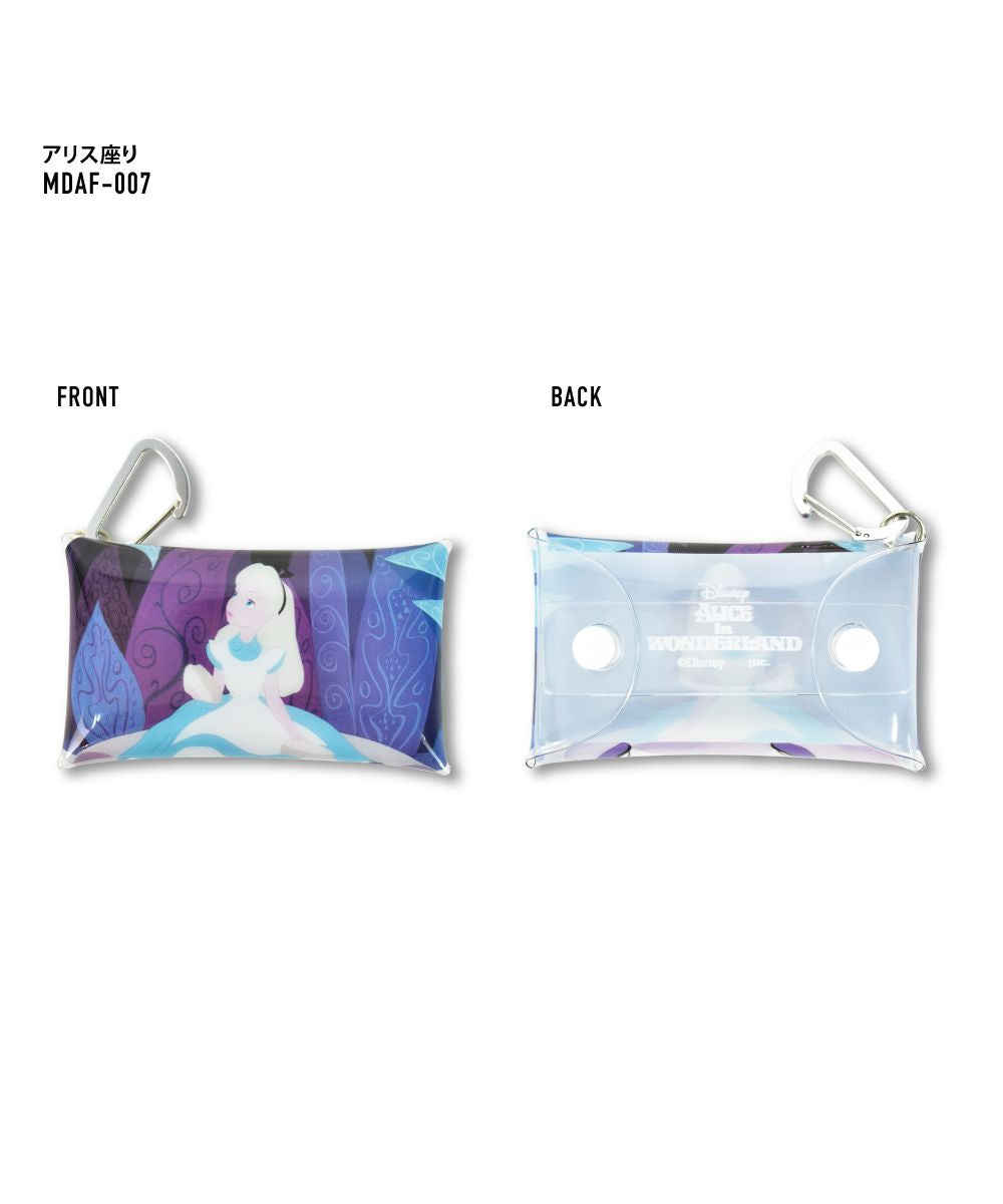 ランナー RUNNER ディズニー ふしぎの国のアリス コインケース 小銭入れ 小物入れ クリアマルチケース アリス 白うさぎ チェシャ猫 キャラクター かわいい 多機能 人気 洗える