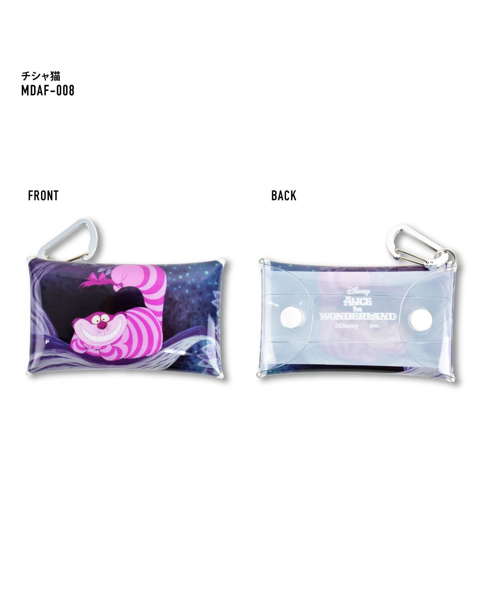 ランナー RUNNER ディズニー ふしぎの国のアリス コインケース 小銭入れ 小物入れ クリアマルチケース アリス 白うさぎ チェシャ猫 キャラクター かわいい 多機能 人気 洗える