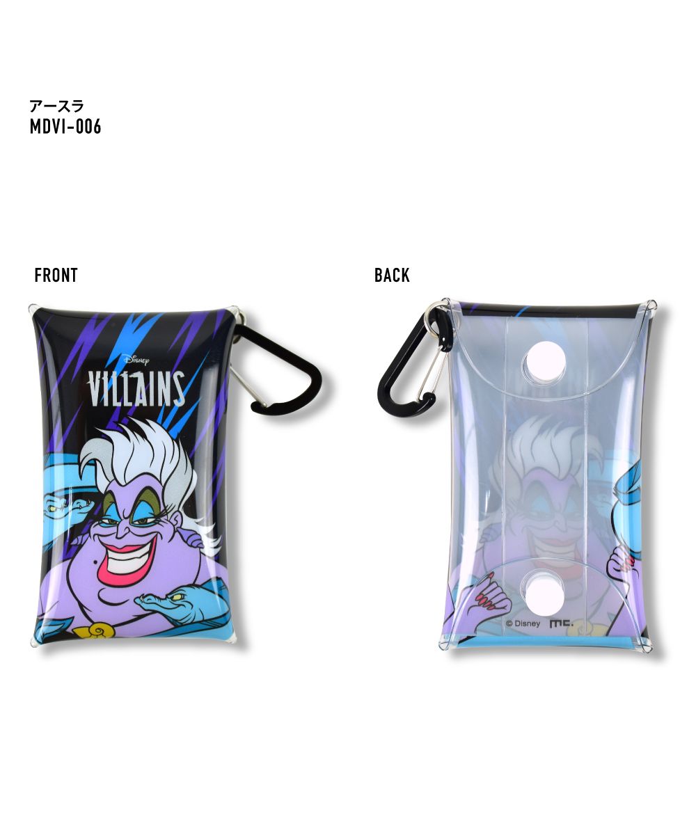 ランナー RUNNER ディズニー パスケース 定期入れ 2枚 小物入れ クリアマルチケース Sサイズ マレフィセント ウィックド・クイーン アースラ ブランド （マレフィセント(MDVI-004)） マレフィセント(MDVI-004)