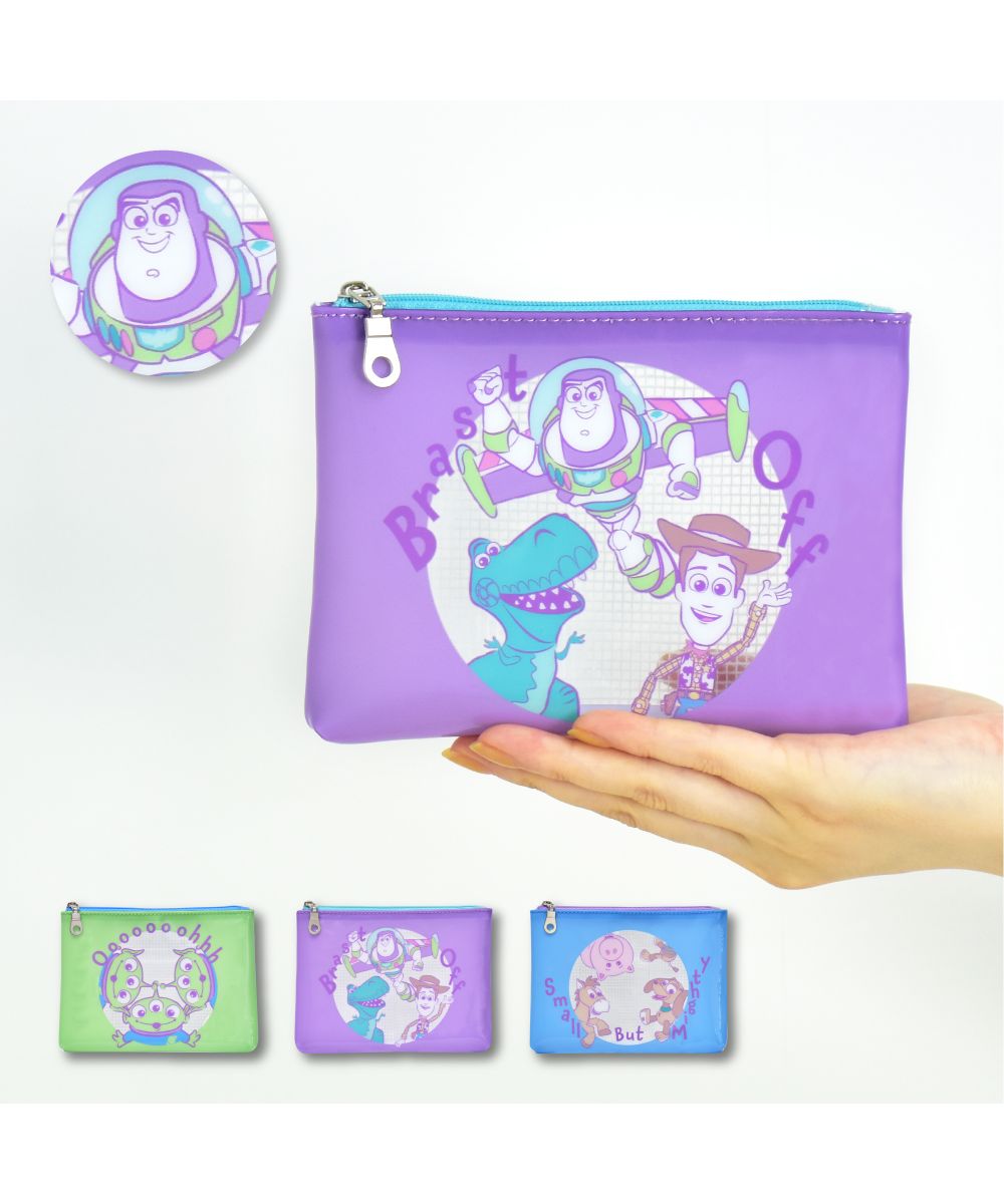 Runner Toy Story Disney Travel Pouch Transparent Clear Adult PVC Girls Boys Unisex High School Students Middle School Students Unisex Ladies Women Adults University Students