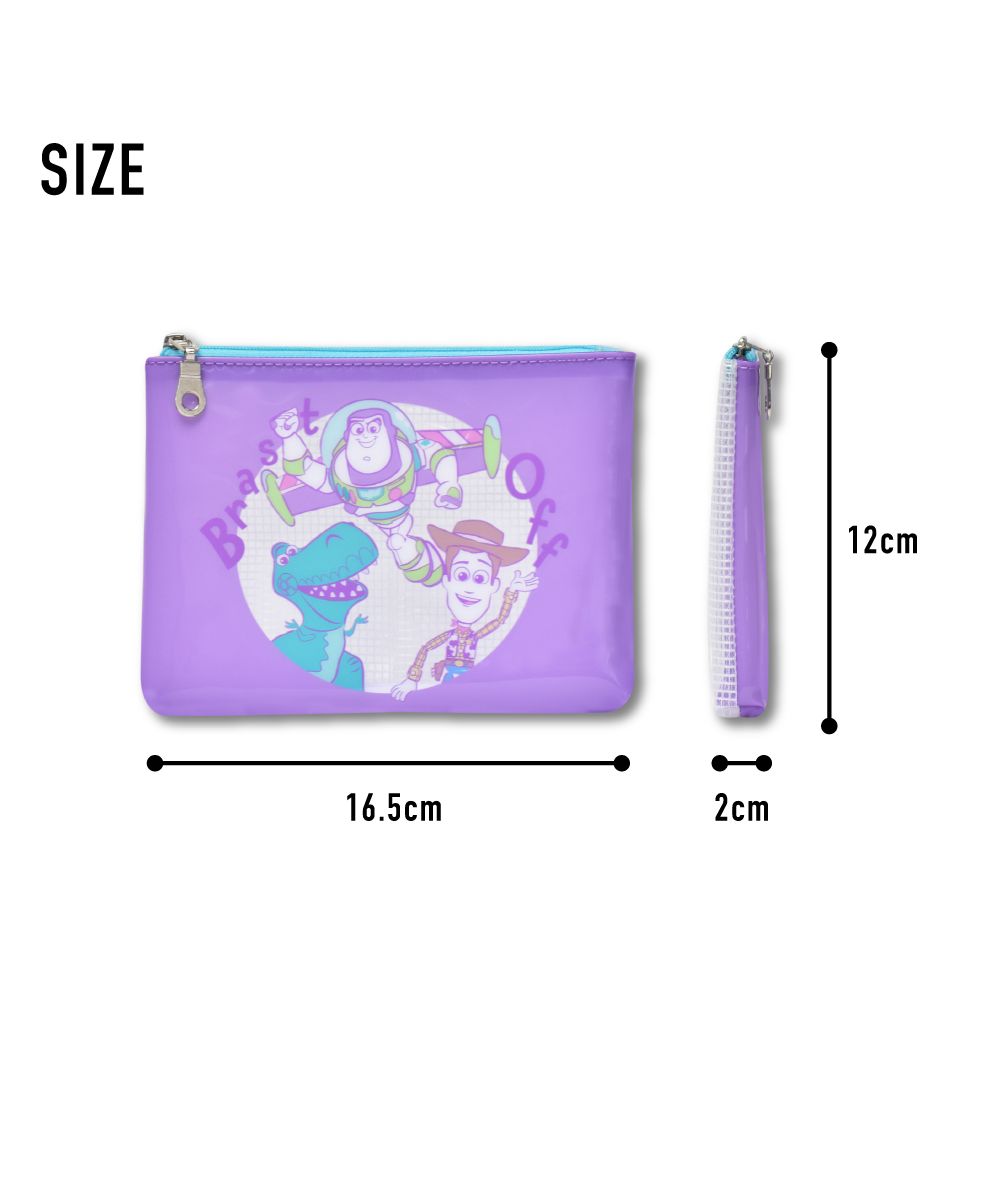 Runner Toy Story Disney Travel Pouch Transparent Clear Adult PVC Girls Boys Unisex High School Students Middle School Students Unisex Ladies Women Adults University Students