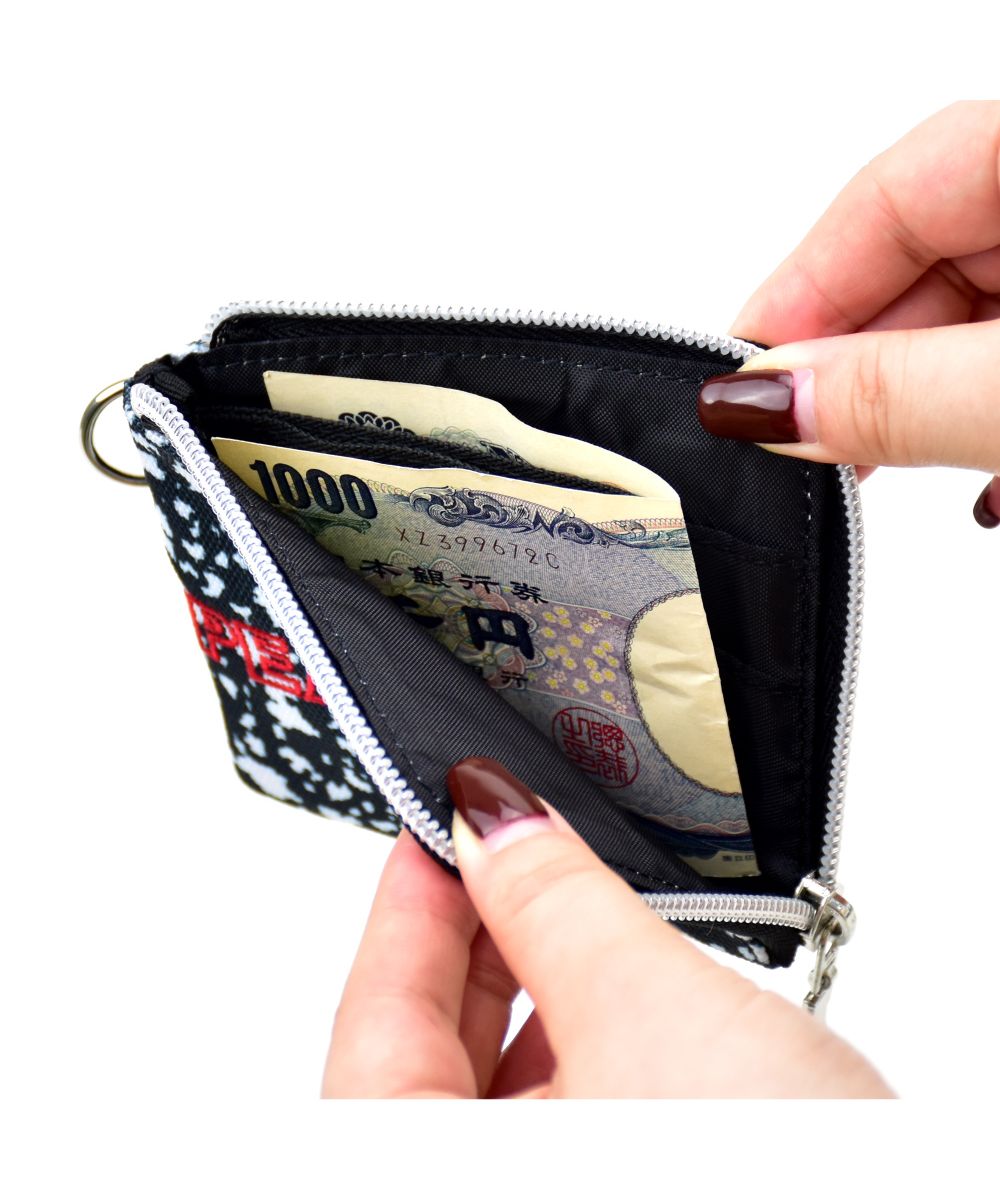 ランナー RUNNER スヌーピー コインケース 小銭入れ コイン 収納 サイフ 財布 レディース 女子 ファスナー カード収納 ナイロン