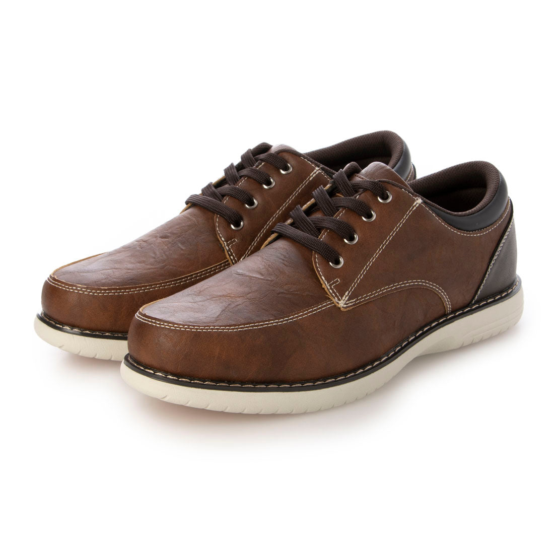 アクティブビズ ACTIVE BIZ ACTIVE BIZ メンズ レースアップカジュアルシューズ【軽量/幅広3E/滑りにくい】 506101 （ブラウン） ブラウン