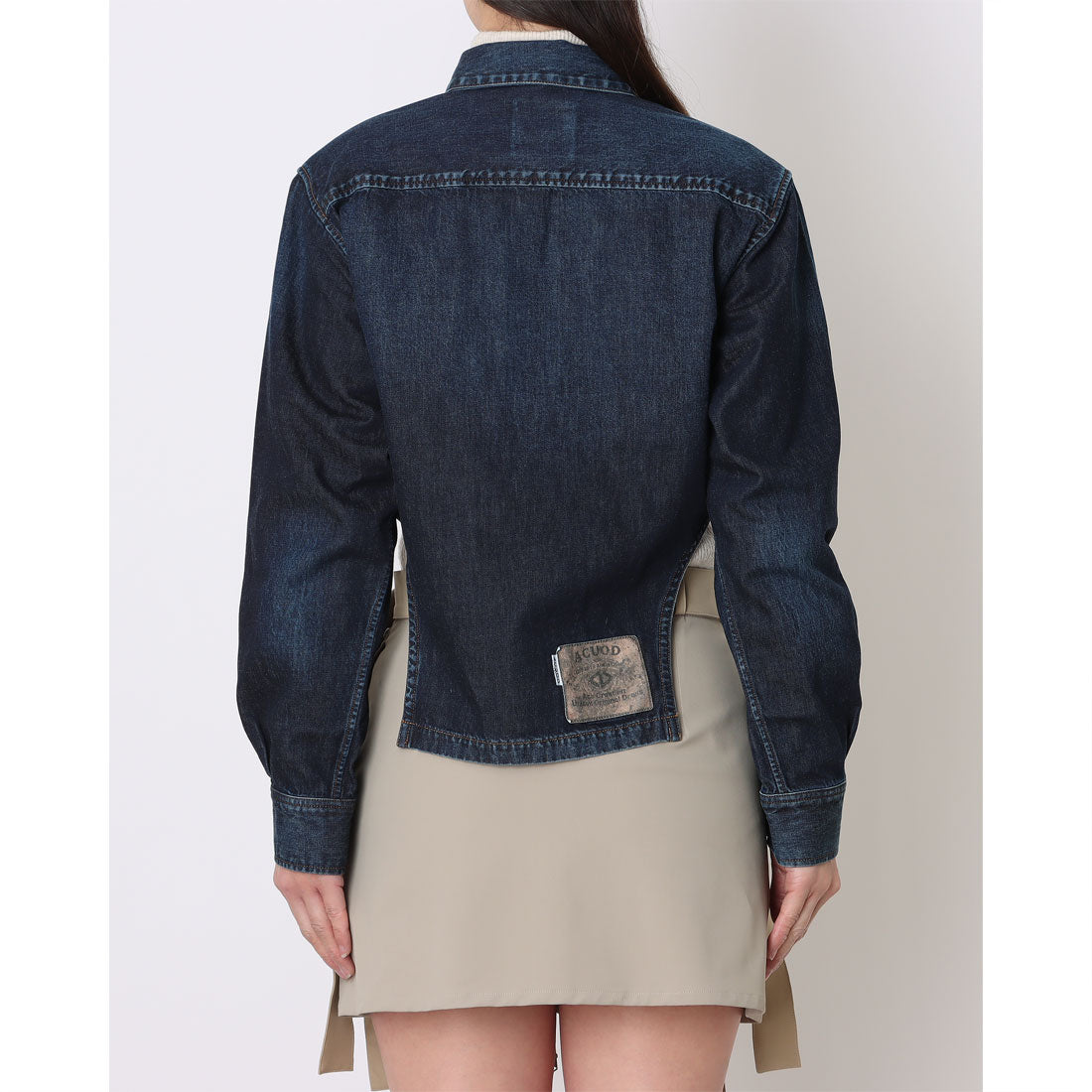 アクオド ACUOD Cropped Jean Shirt （Indigo） Indigo