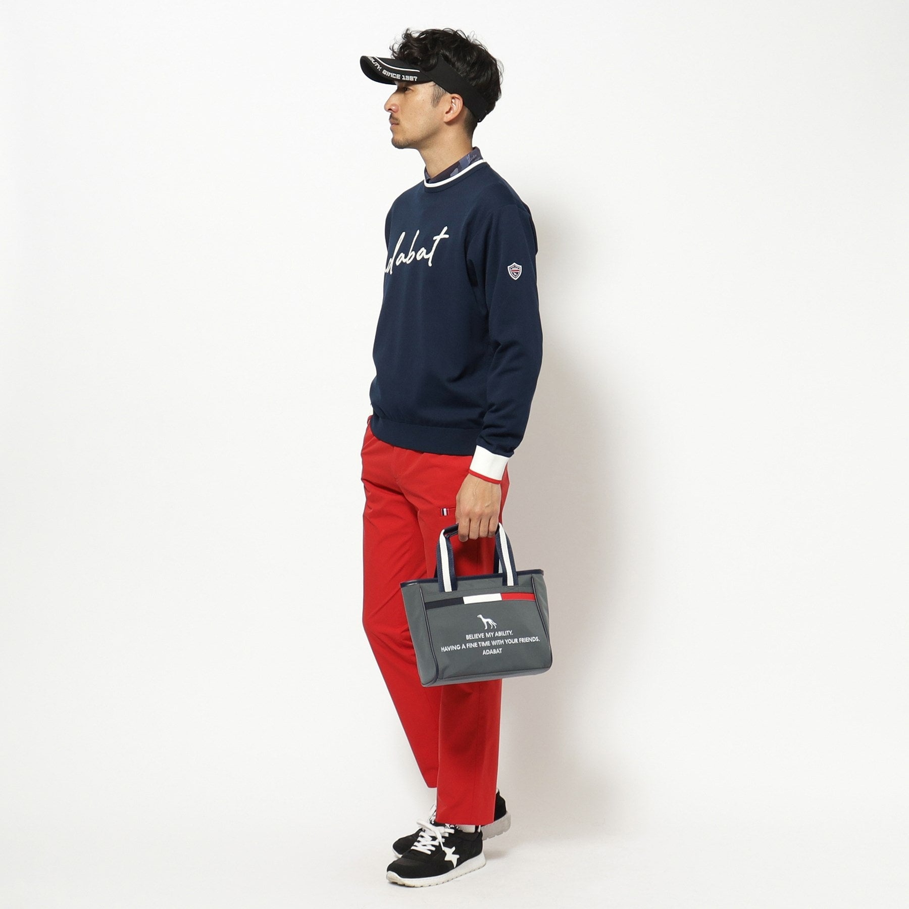 アダバット adabat ロゴデザイン カートバッグ （チャコールグレー(013)） チャコールグレー(013)