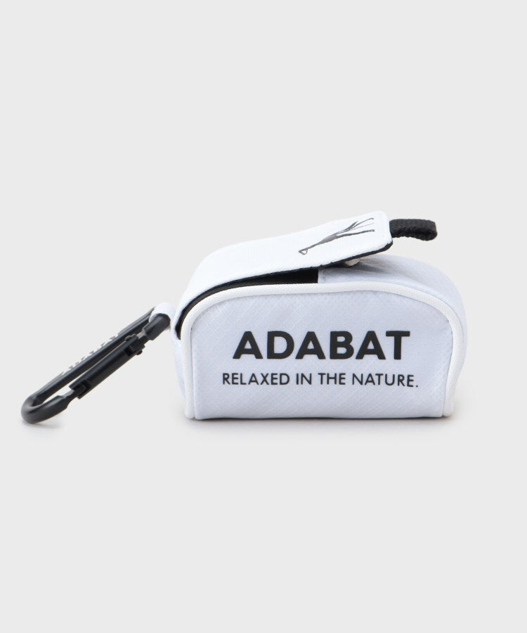 アダバット adabat カラビナ付き ボールケース （ホワイト(001)） ホワイト(001)