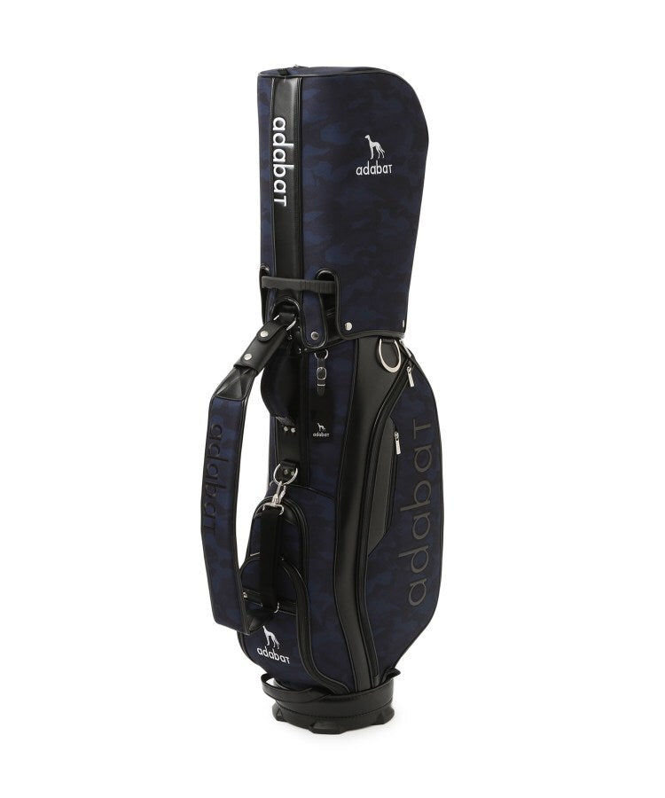 アダバット adabat ◆【ADABAT NAVY】カモフラ柄キャディーバッグ （ブラック(119)） ブラック(119)