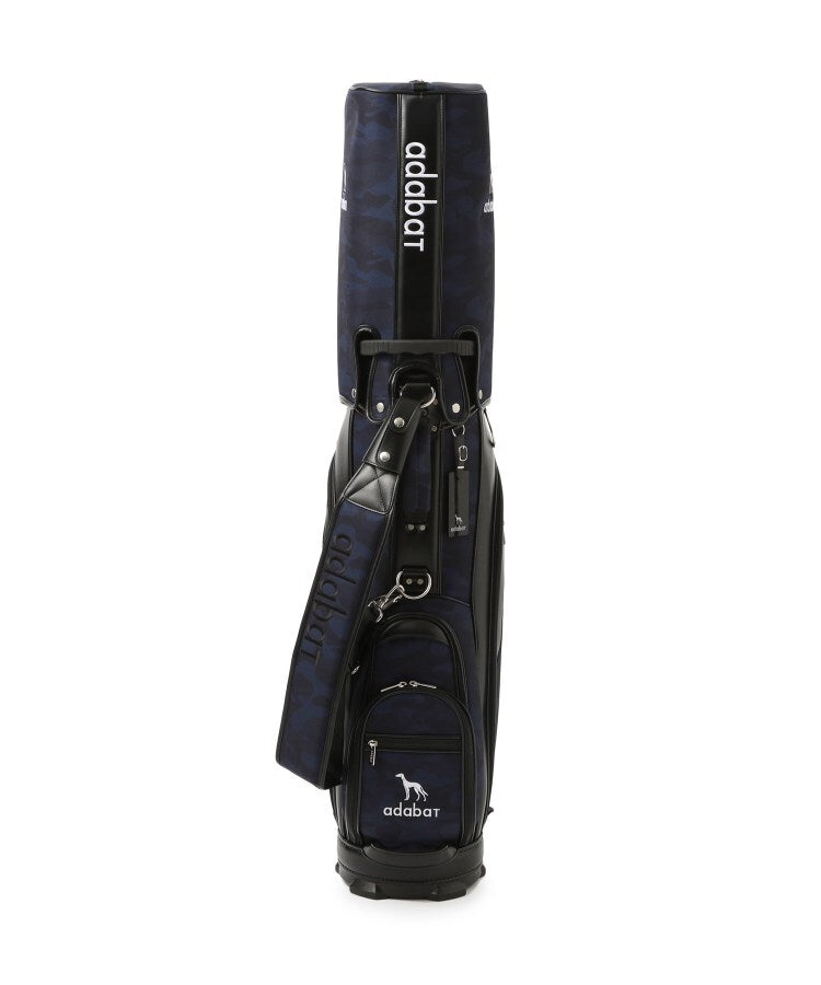 アダバット adabat ◆【ADABAT NAVY】カモフラ柄キャディーバッグ （ブラック(119)） ブラック(119)