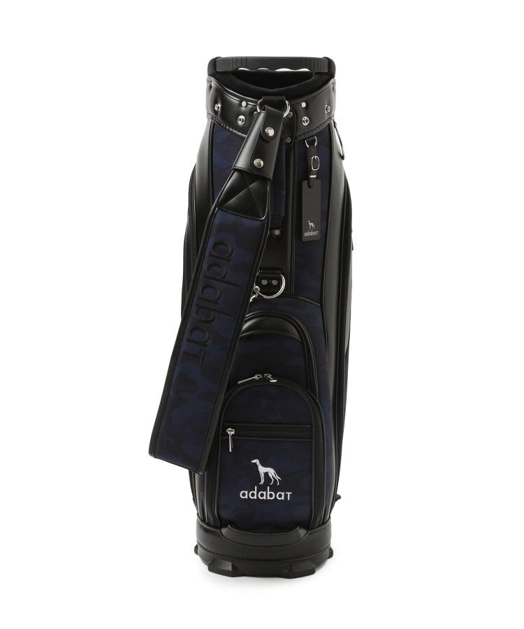 アダバット adabat ◆【ADABAT NAVY】カモフラ柄キャディーバッグ （ブラック(119)） ブラック(119)