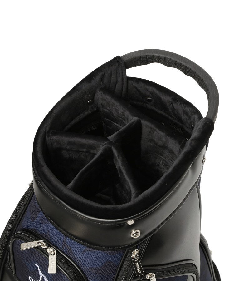 アダバット adabat ◆【ADABAT NAVY】カモフラ柄キャディーバッグ （ブラック(119)） ブラック(119)