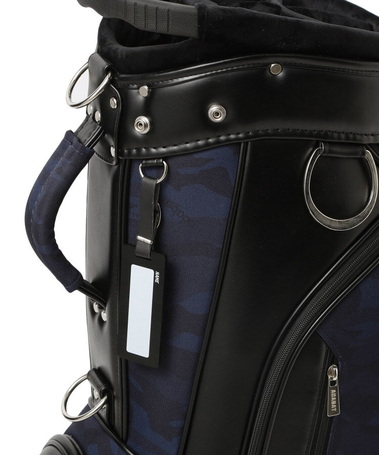 アダバット adabat ◆【ADABAT NAVY】カモフラ柄キャディーバッグ （ブラック(119)） ブラック(119)