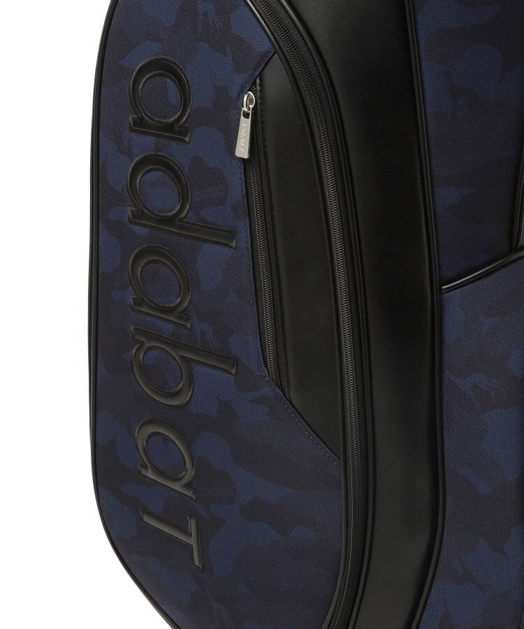 アダバット adabat ◆【ADABAT NAVY】カモフラ柄キャディーバッグ （ブラック(119)） ブラック(119)