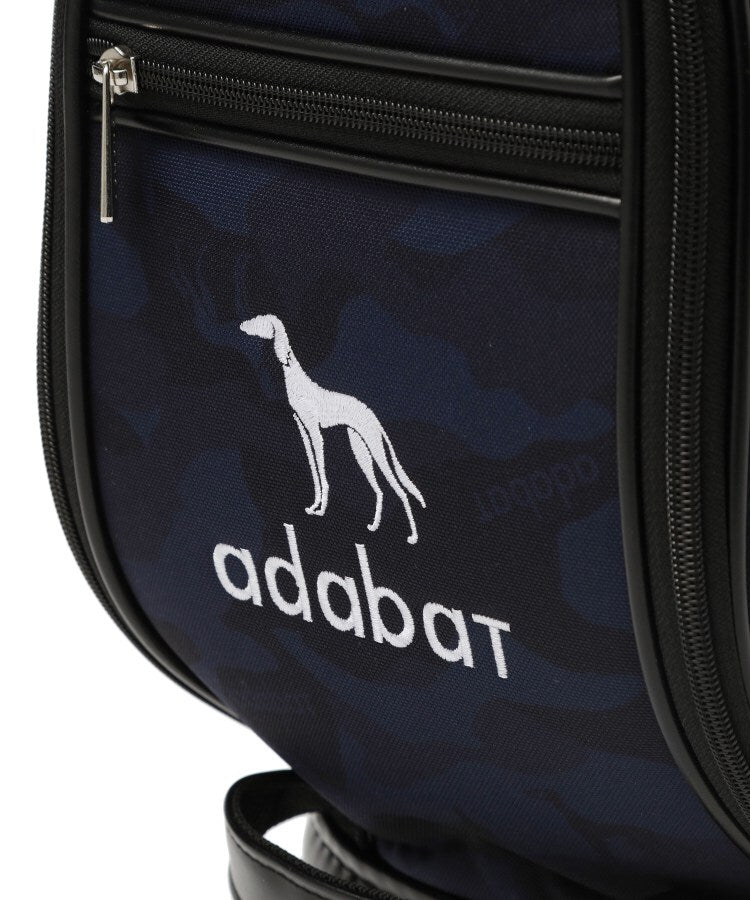 アダバット adabat ◆【ADABAT NAVY】カモフラ柄キャディーバッグ （ブラック(119)） ブラック(119)