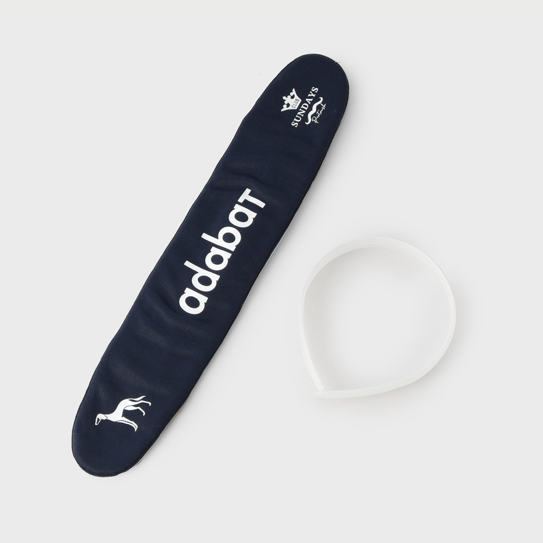 アダバット adabat 【新レーベル ADABAT NAVY】ロゴデザイン ネッククーラー （ネイビー(094)） ネイビー(094)