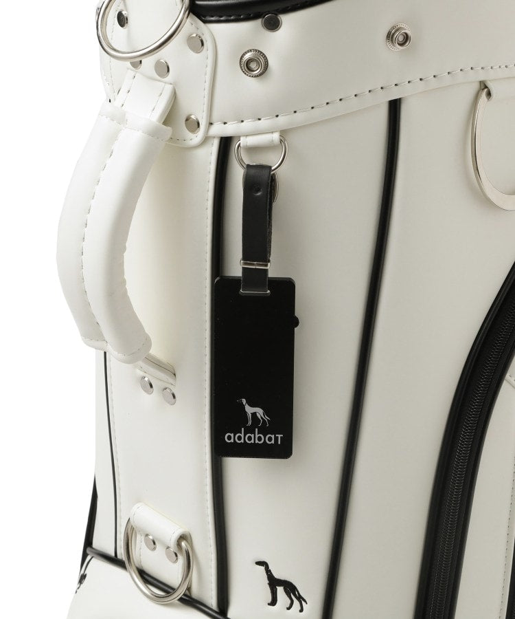 アダバット adabat 【ADABAT NAVY】8．5インチ 刺しゅうキャディーバッグ （ホワイト(101)） ホワイト(101)