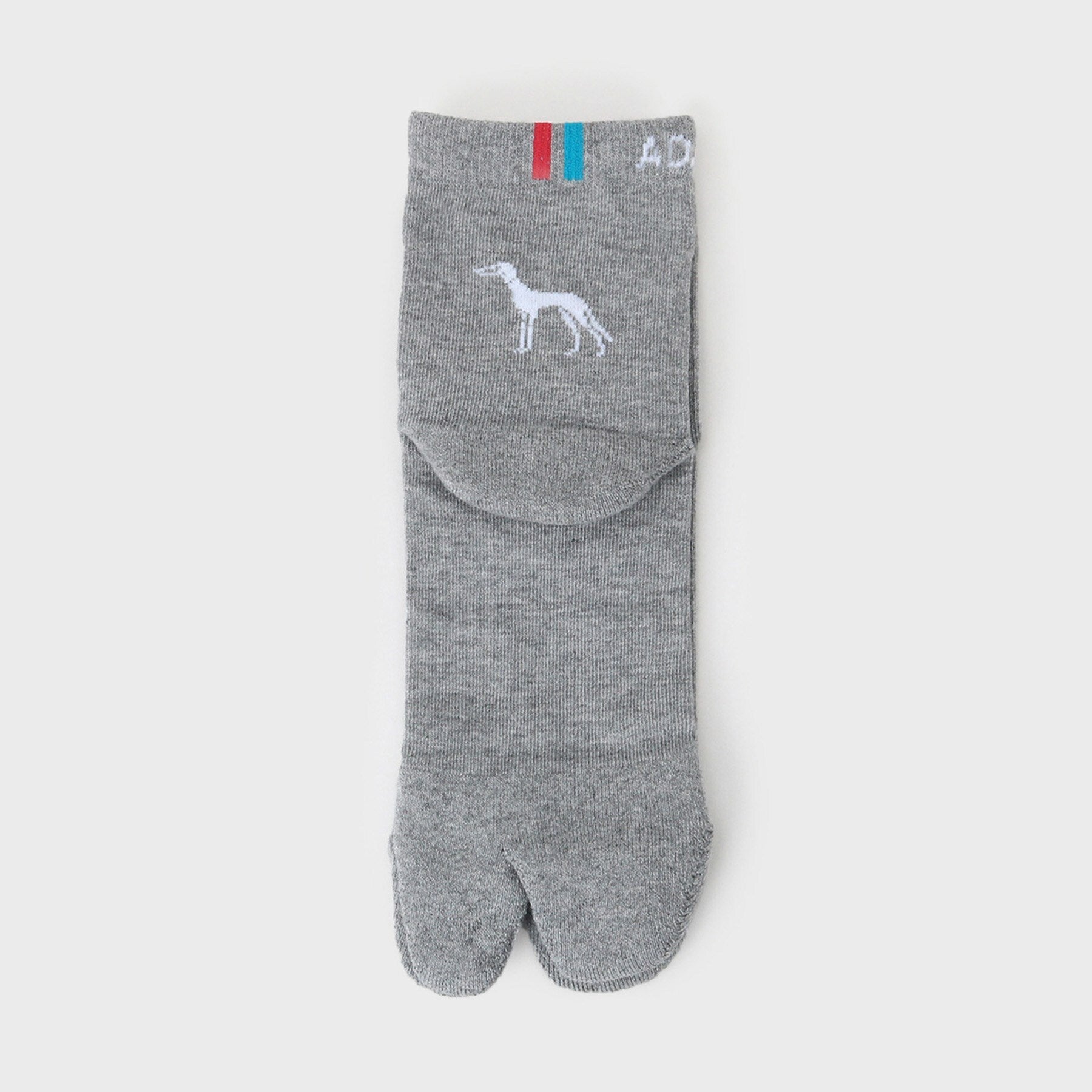 Adabat checkered design short-length tabi socks