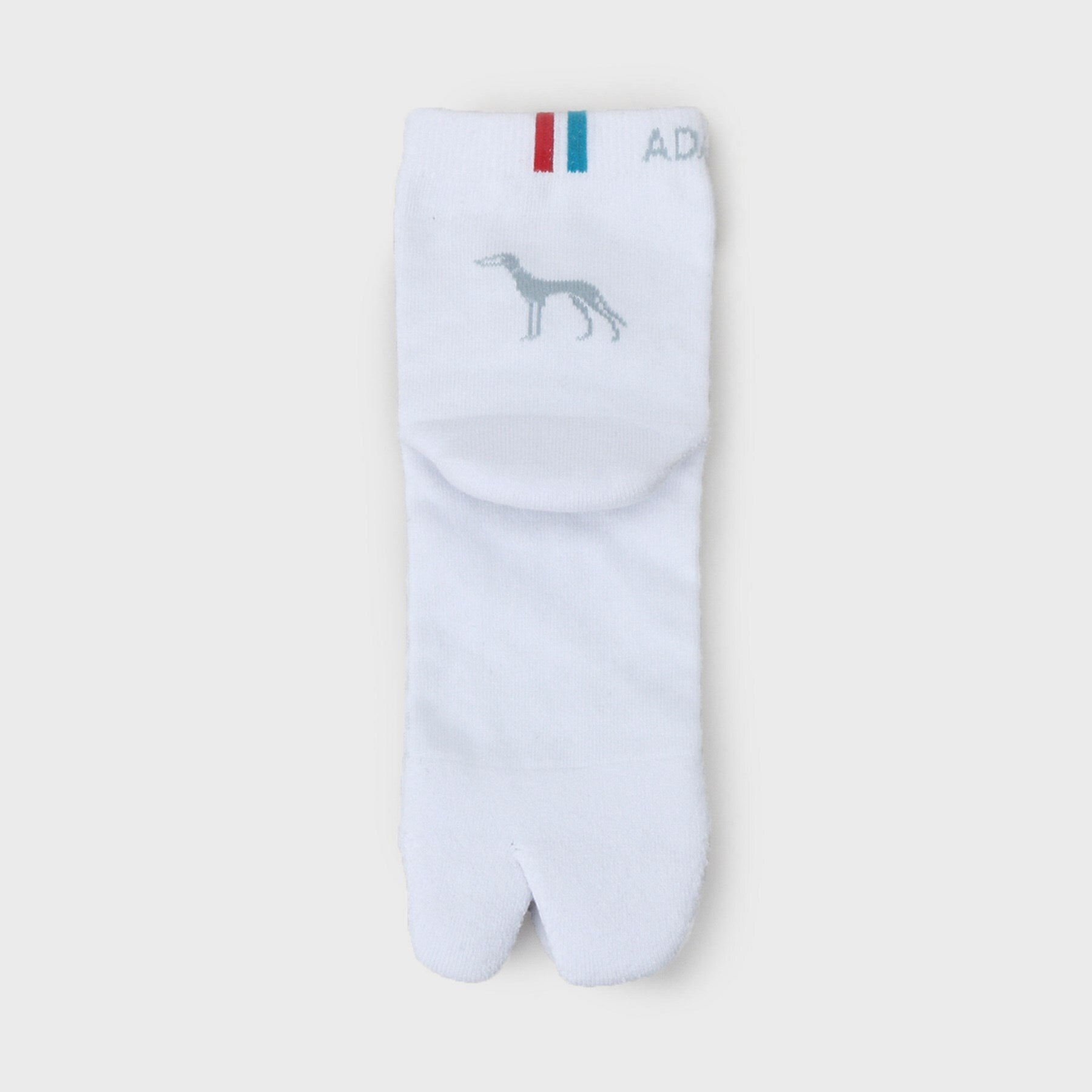 Adabat checkered design short-length tabi socks