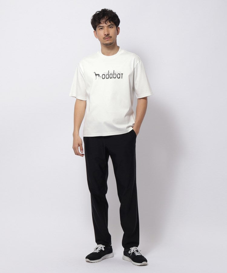 アダバット adabat プリントロゴ 半袖Tシャツ （ブラック(019)） ブラック(019)