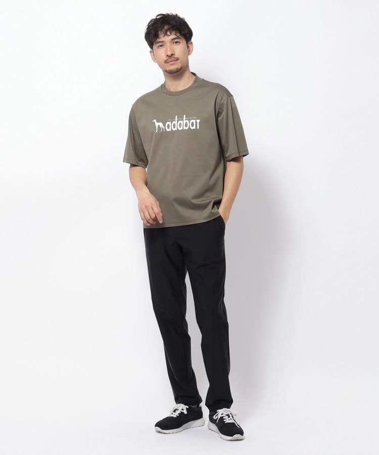 アダバット adabat プリントロゴ 半袖Tシャツ （ブラック(019)） ブラック(019)