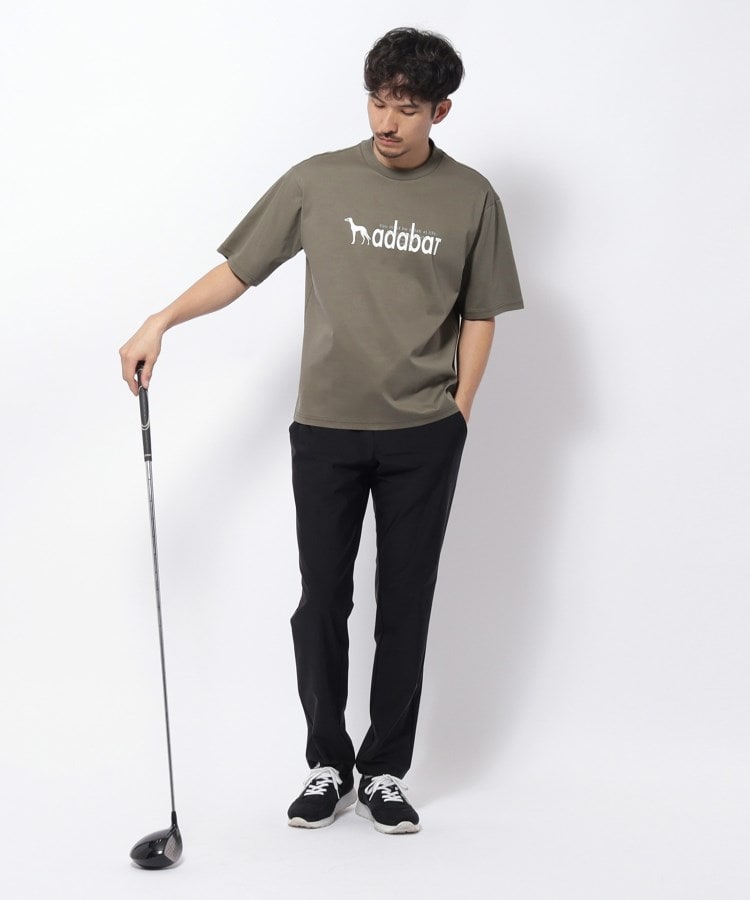 アダバット adabat プリントロゴ 半袖Tシャツ （ブラック(019)） ブラック(019)