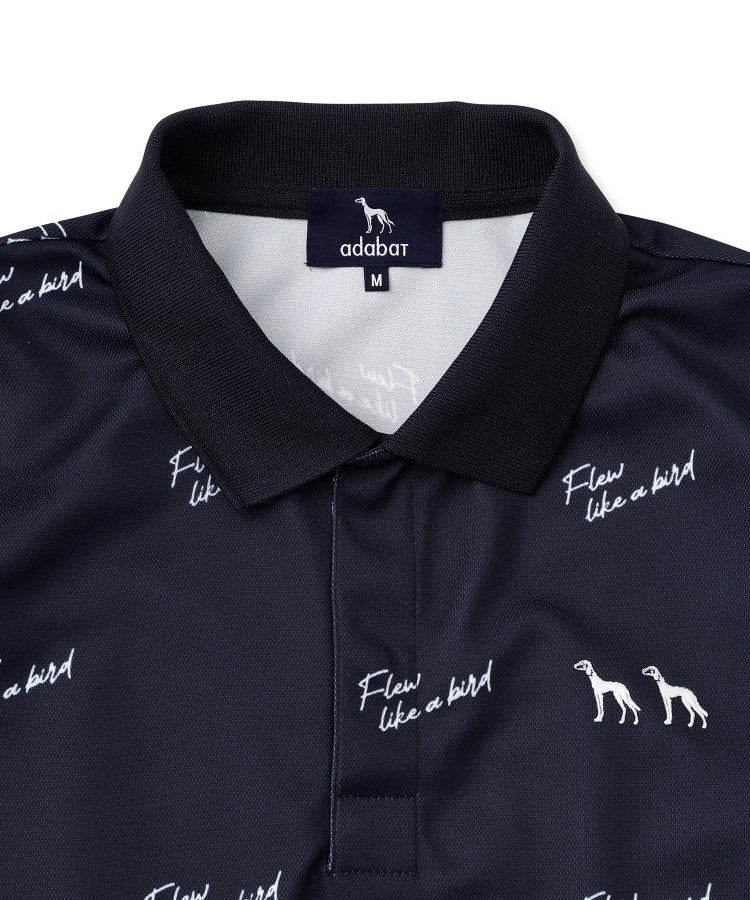 アダバット adabat 櫻井貴史×ADABAT NAVY 半袖ポロシャツ （ネイビー(194)） ネイビー(194)