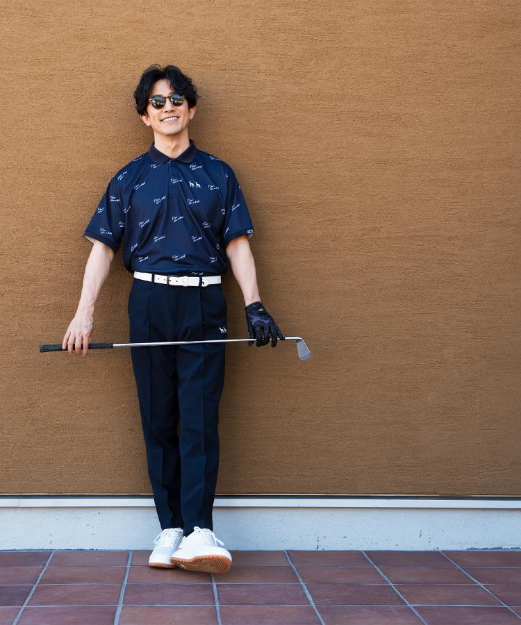 アダバット adabat 櫻井貴史×ADABAT NAVY 半袖ポロシャツ （ネイビー(194)） ネイビー(194)