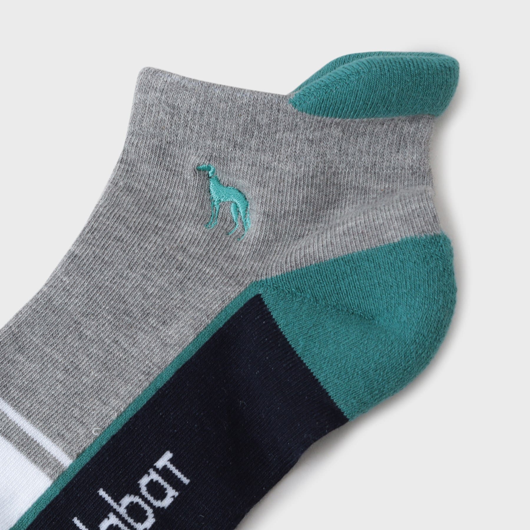 アダバット adabat 【新レーベル ADABAT NAVY】カラーブロックベリーショートソックス （グリーン(022)） グリーン(022)