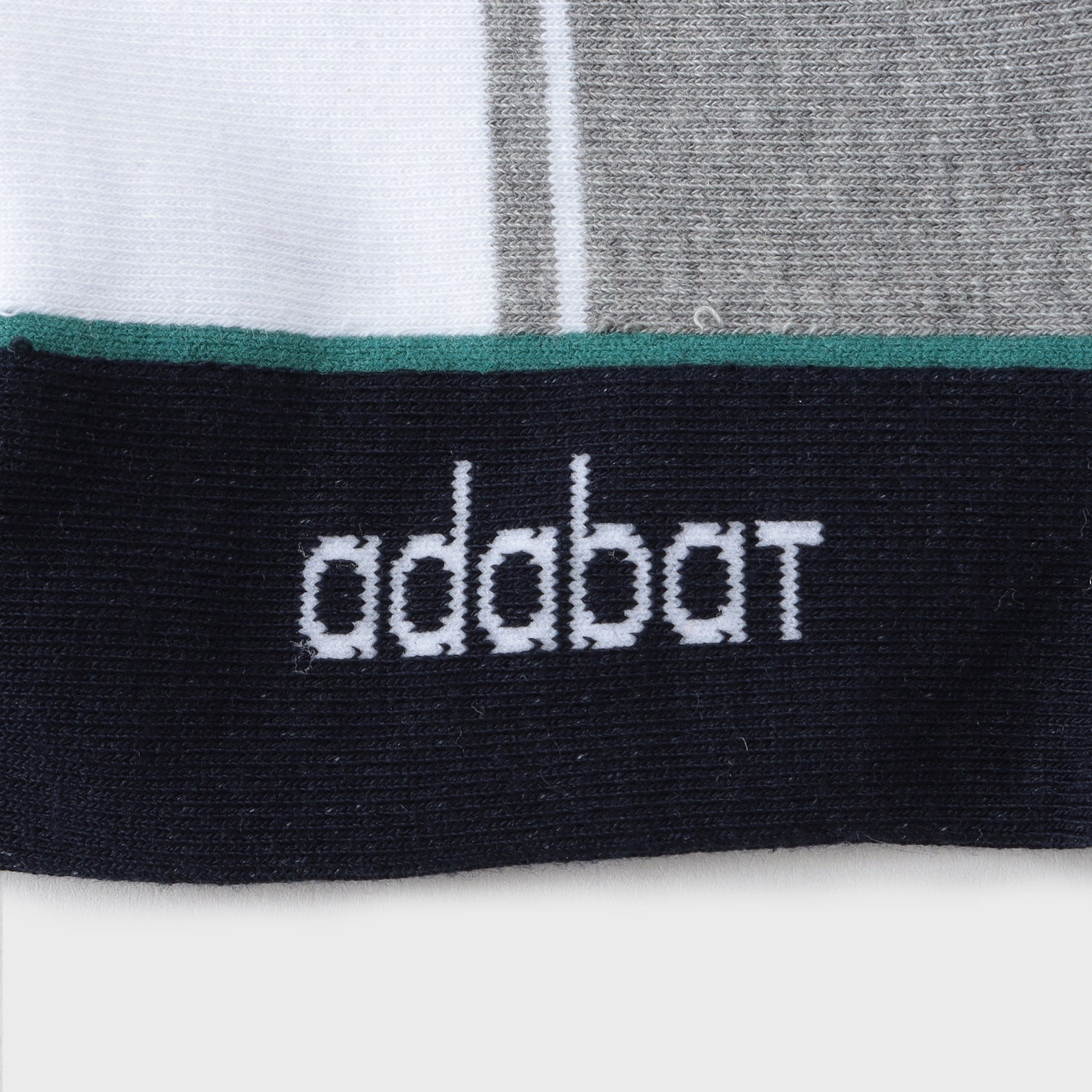 アダバット adabat 【新レーベル ADABAT NAVY】カラーブロックベリーショートソックス （グリーン(022)） グリーン(022)