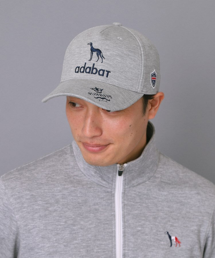アダバット adabat 【新レーベル ADABAT NAVY】サルーキ ジャージキャップ （グレー(012)） グレー(012)