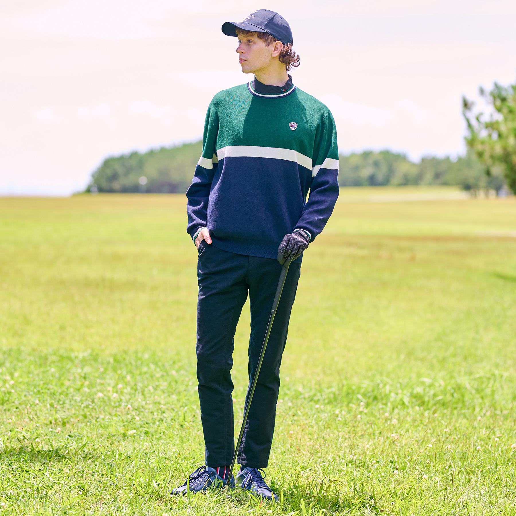 アダバット adabat 【新レーベル ADABAT NAVY】トリコロールクルーニット （レッド(062)） レッド(062)