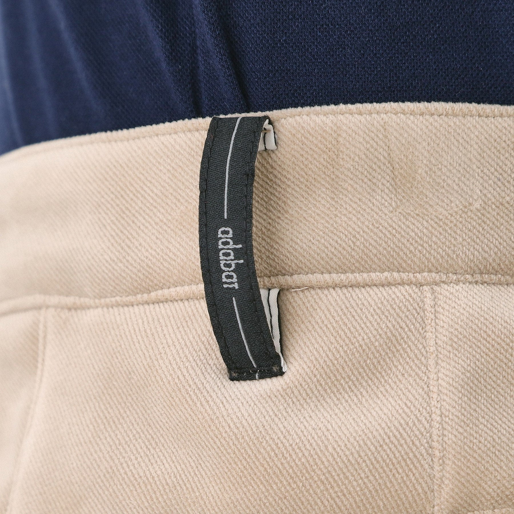 アダバット adabat ベロアボンディングストレッチパンツ （ベージュ(052)） ベージュ(052)