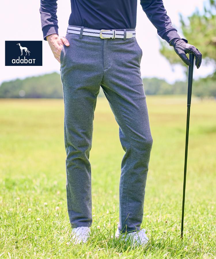 アダバット adabat 【新レーベル ADABAT NAVY】ドビースウェードスストレッチパンツ （チャコールグレー(014)） チャコールグレー(014)