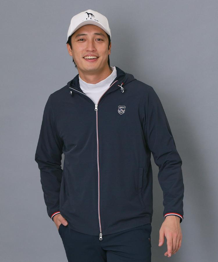 アダバット adabat ◆【ADABAT NAVY】ナイロンストレッチジップフーディ （ネイビー(094)） ネイビー(094)