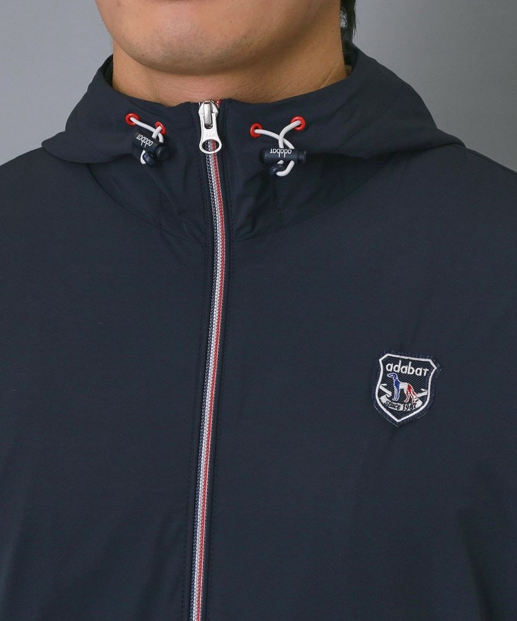 アダバット adabat ◆【ADABAT NAVY】ナイロンストレッチジップフーディ （ネイビー(094)） ネイビー(094)