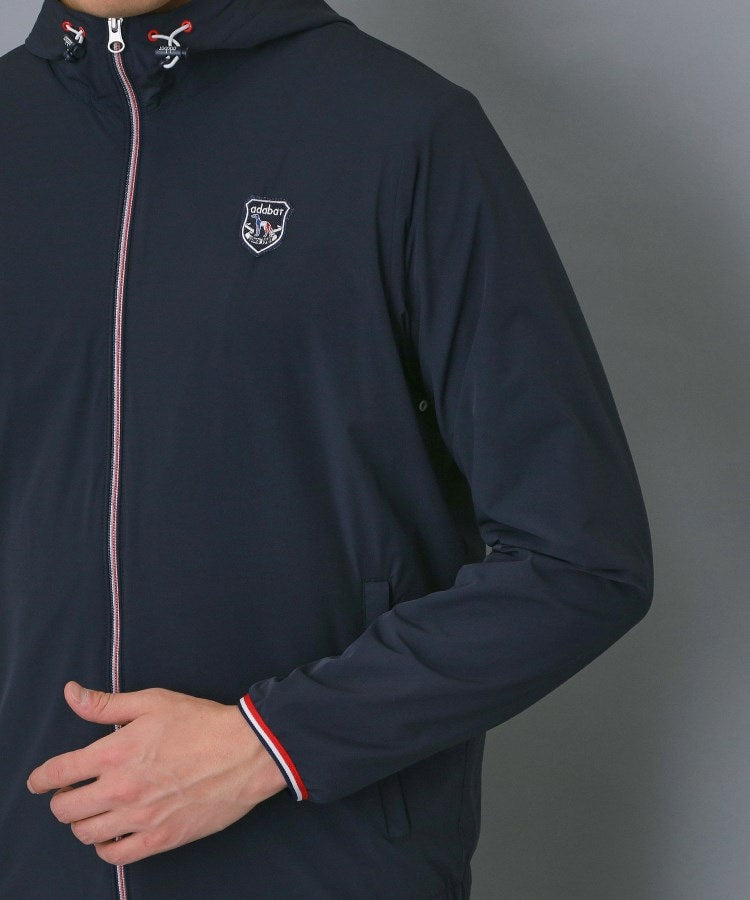 アダバット adabat ◆【ADABAT NAVY】ナイロンストレッチジップフーディ （ネイビー(094)） ネイビー(094)
