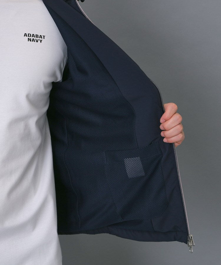 アダバット adabat ◆【ADABAT NAVY】ナイロンストレッチジップフーディ （ネイビー(094)） ネイビー(094)