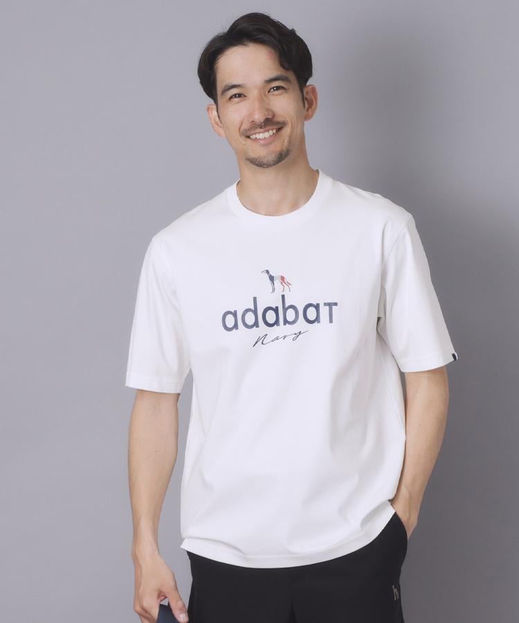 アダバット adabat 【ADABAT NAVY】アイスクリアコットン半袖ロゴT （トープ(054)） トープ(054)