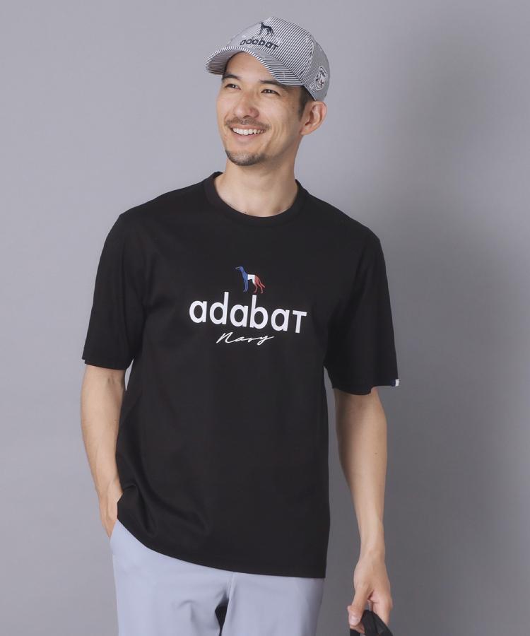 アダバット adabat 【ADABAT NAVY】アイスクリアコットン半袖ロゴT （トープ(054)） トープ(054)